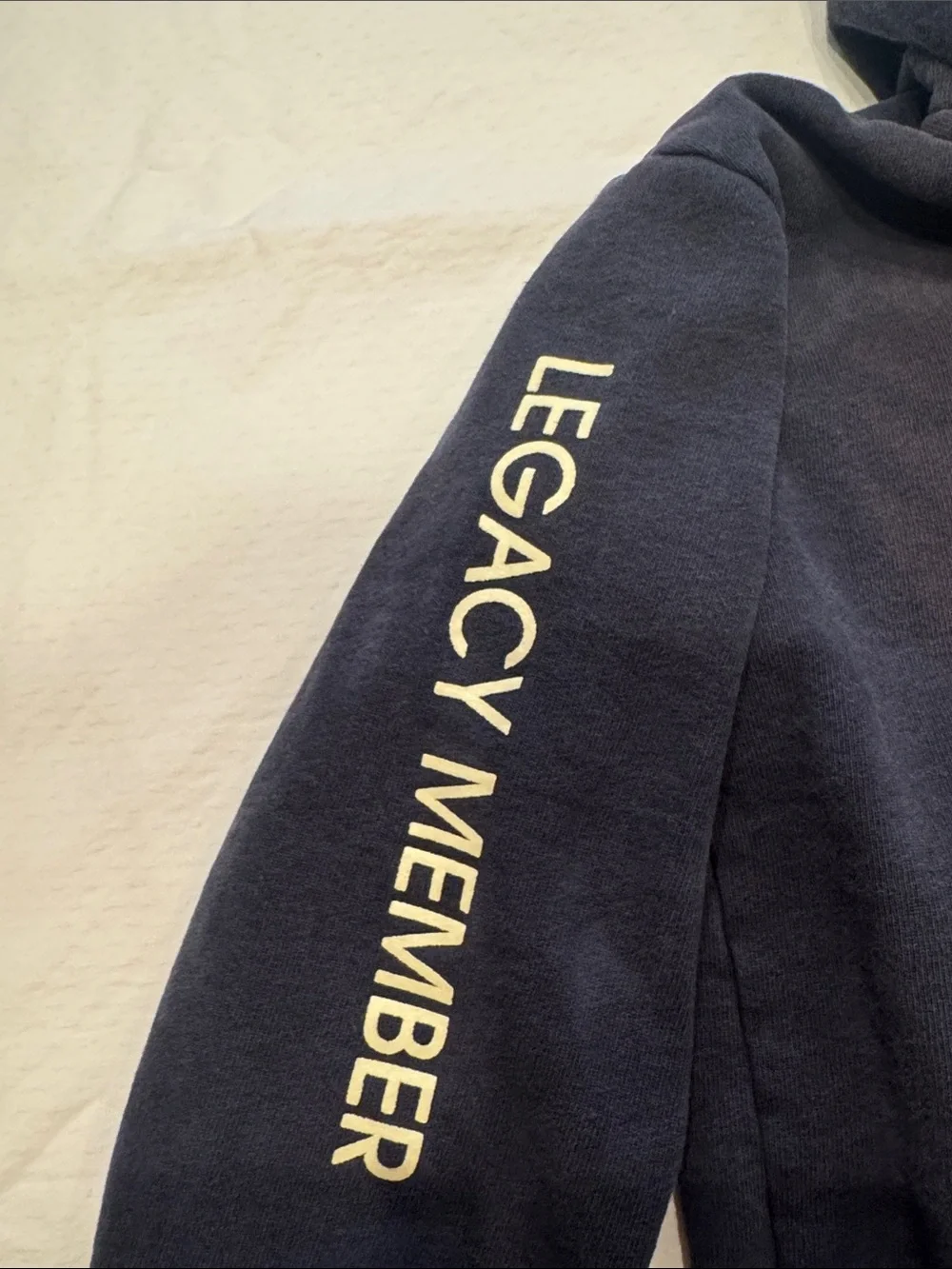 Kids size 6 Neiman Marcus city club x Cloney hoodie in navy